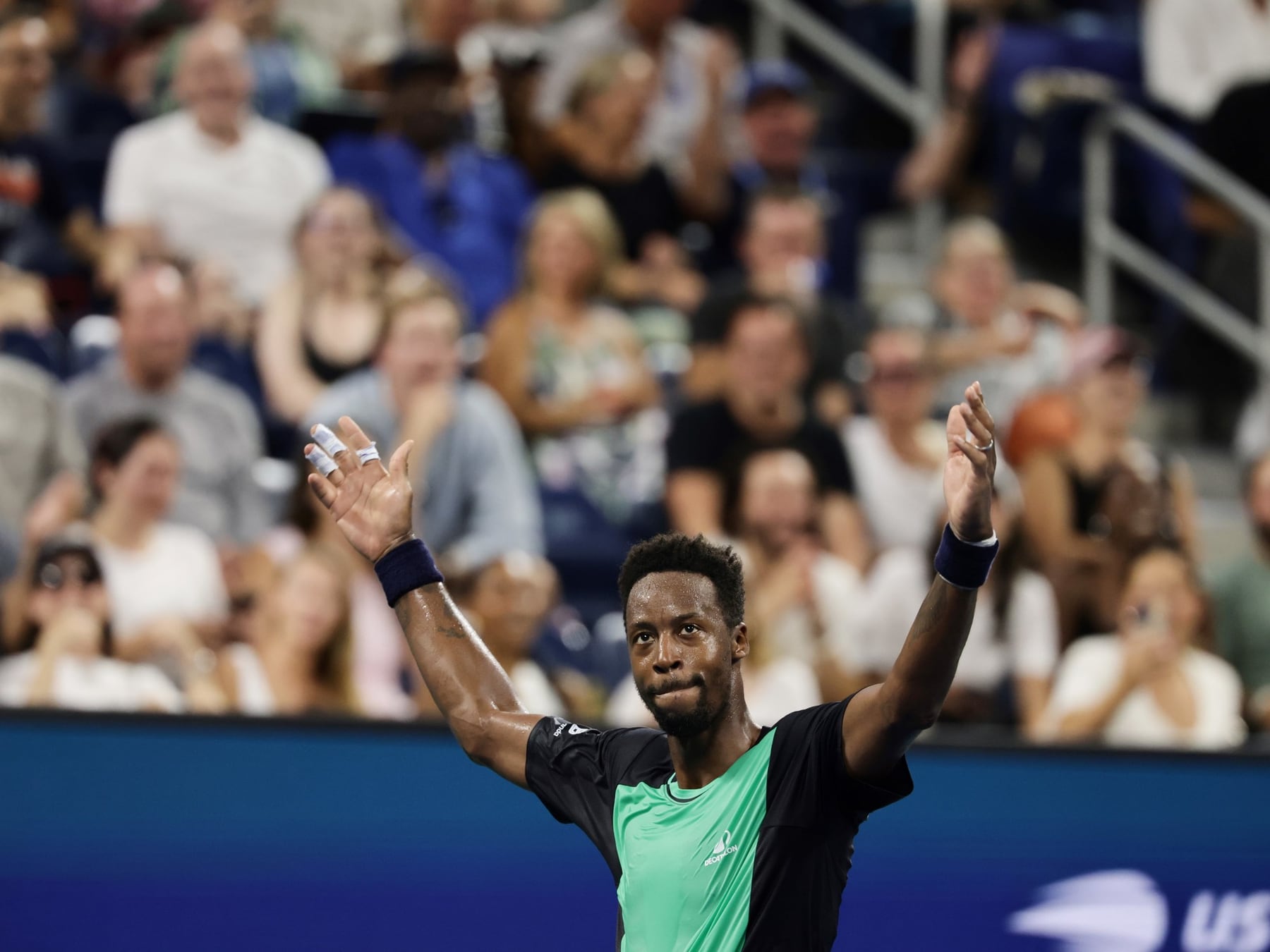 La Monfils se va de Flushing Meadows con la sonrisa intacta