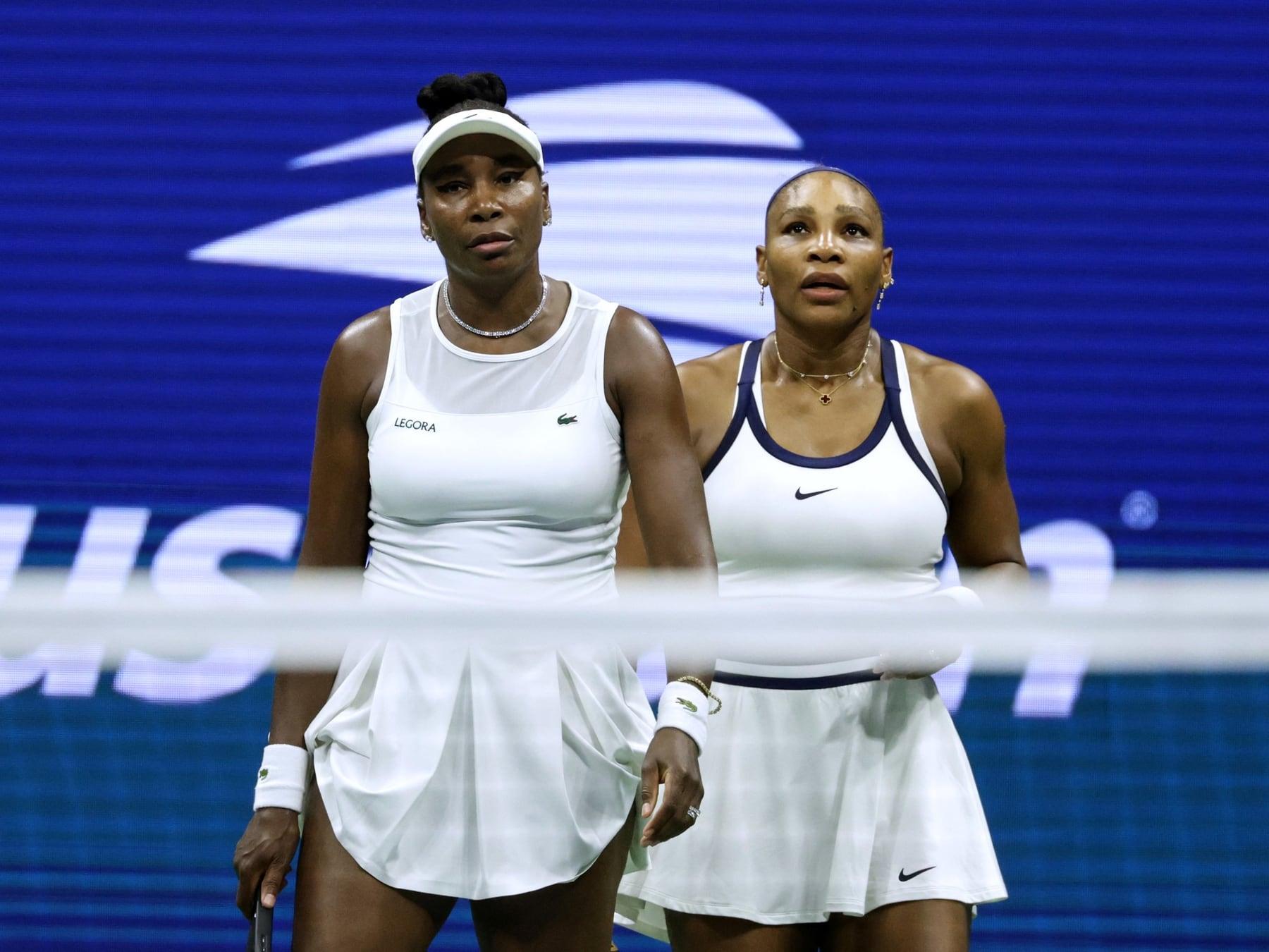 Adiós con el corazón roto: las Williams se despidieron del dobles del US Open tras una remontada que dejó helados a todos