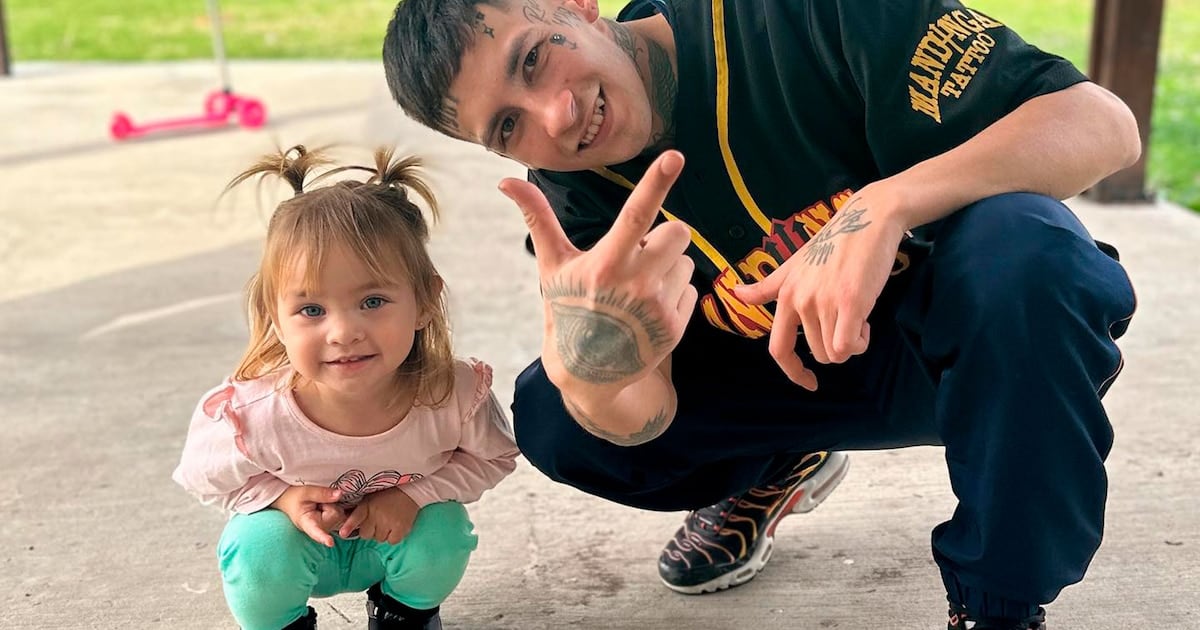 L-Gante celebró los cinco años de Jamaica con un video de cuando la niña era bebé y una dedicatoria a corazón abierto