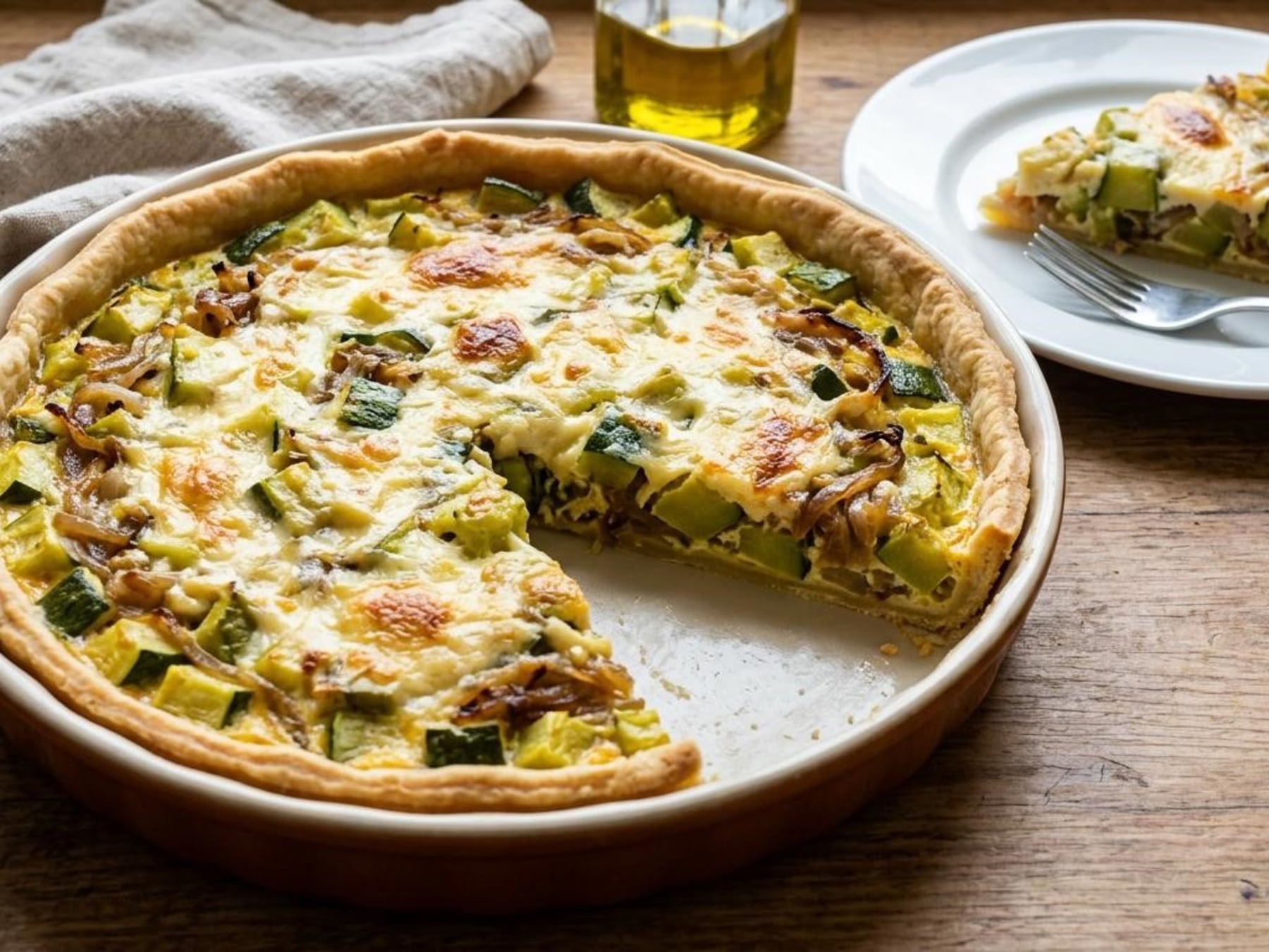 La tarta de zapallitos y el arte de domar la humedad