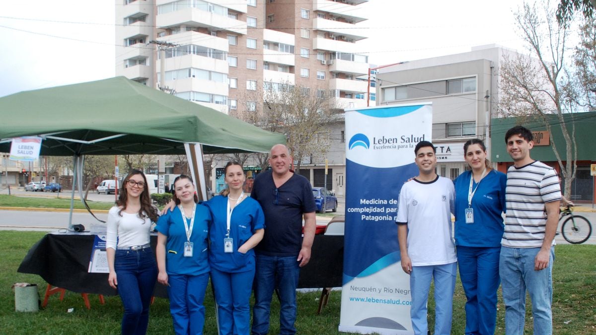 En Cipolletti, una tarde de parque para cuidar el corazón con la regla en la mano
