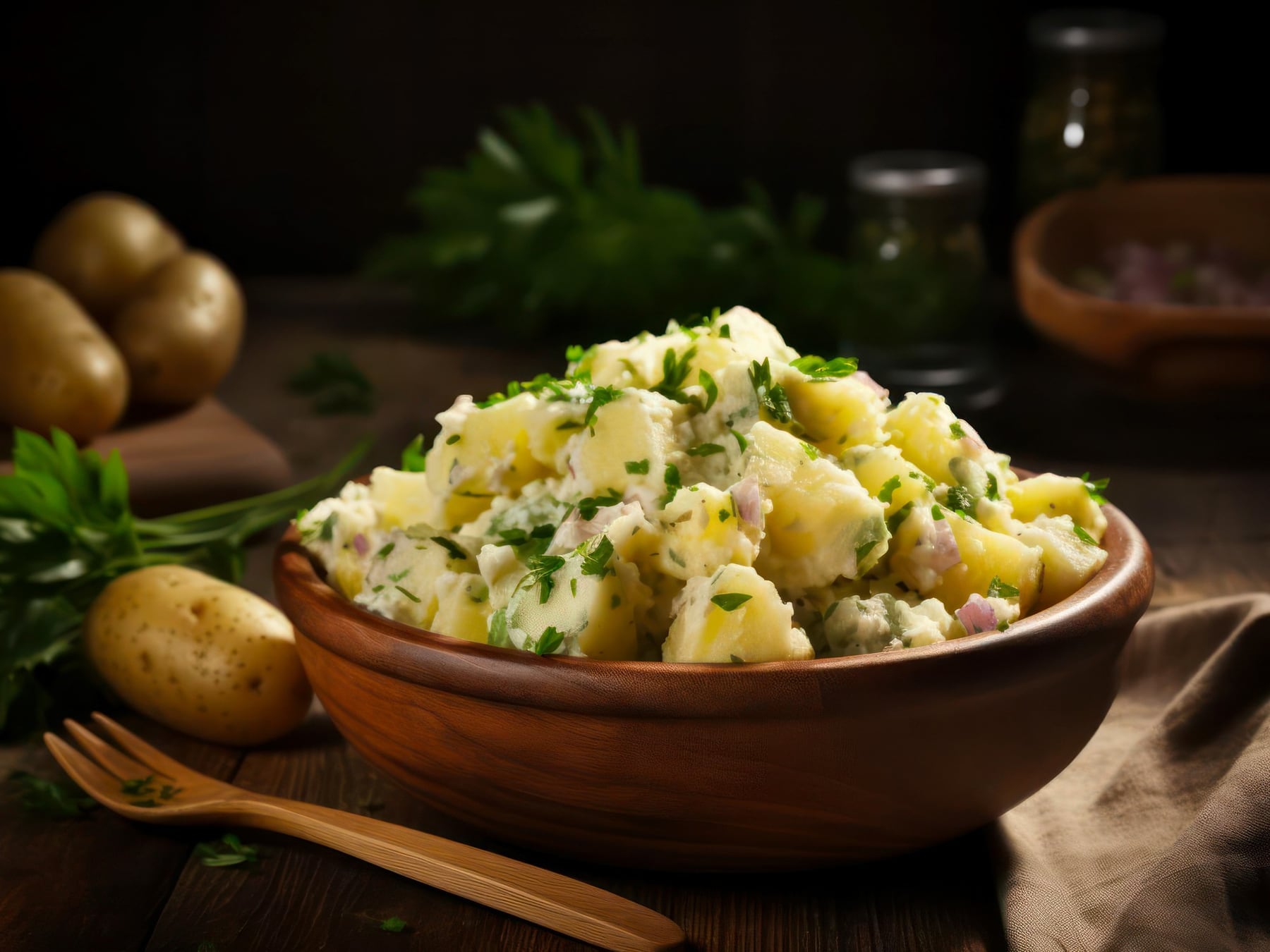 Ensalada de papa: claves de cocción y aderezos para que los cubos lleguen enteros a la mesa