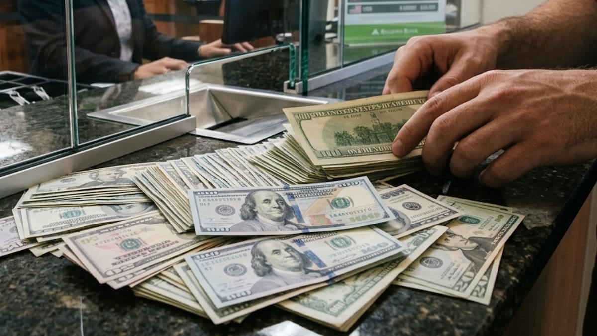 Dólar oficial y blue se alinean en los $1540 para la venta este viernes