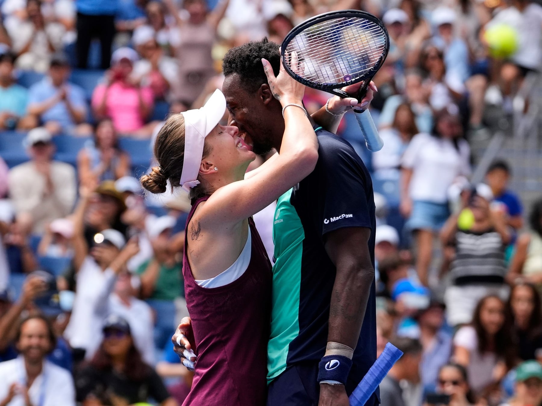 Svitolina y Monfils le ponen punto final a una historia que empezó en las canchas y se rompió en la guerra