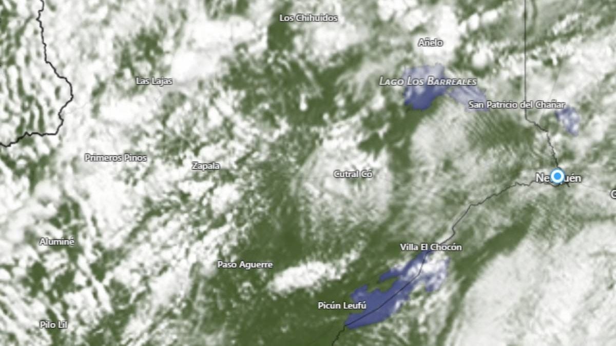 El cielo se viene con todo en Neuquén y los vecinos ya empiezan a mirar para arriba
